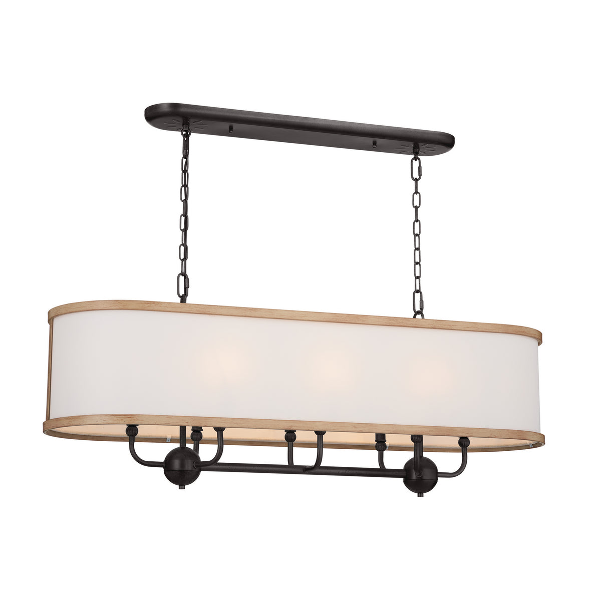Lustre linéaire 8 lumières | Heddle