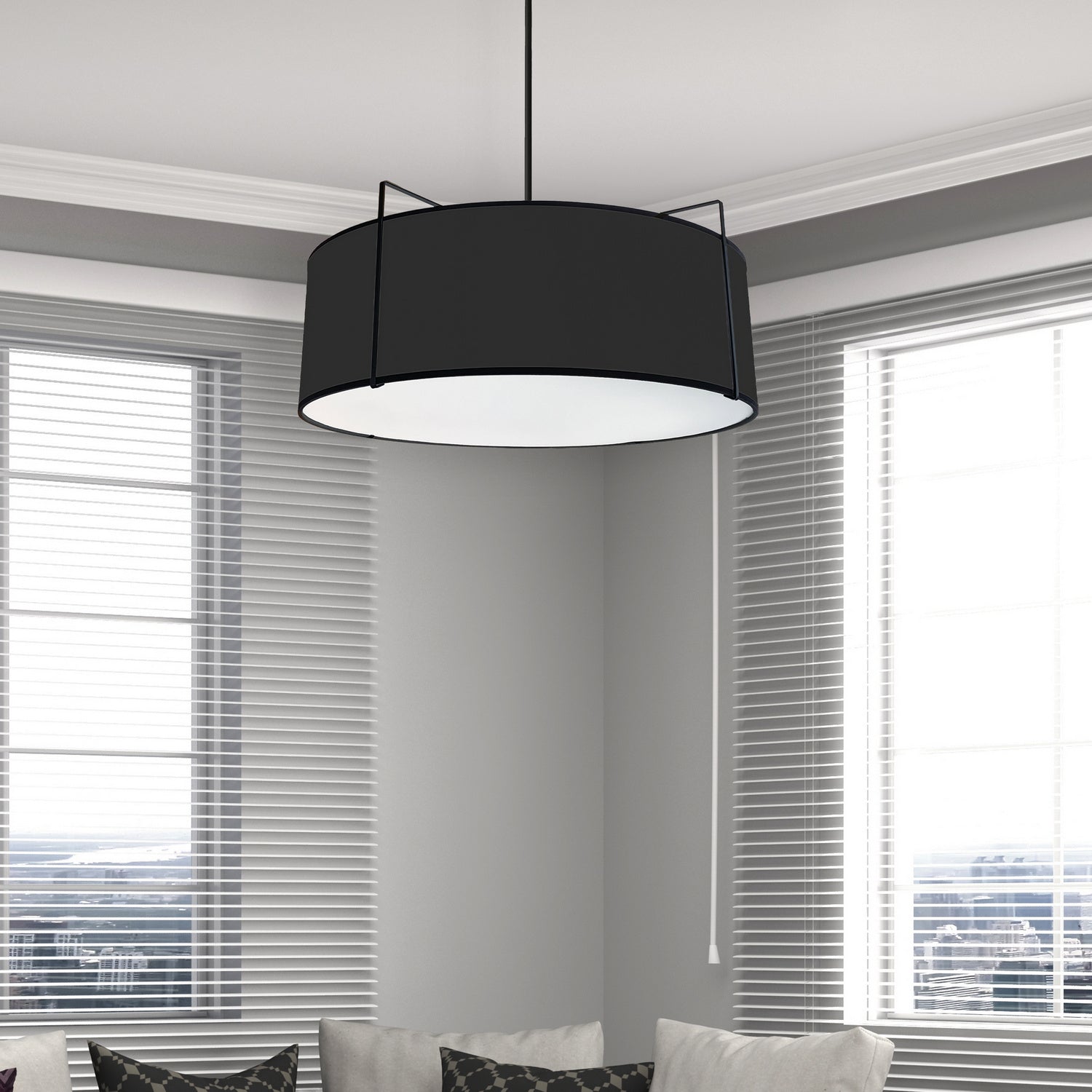 Suspension 4 lumières | Trapezoid