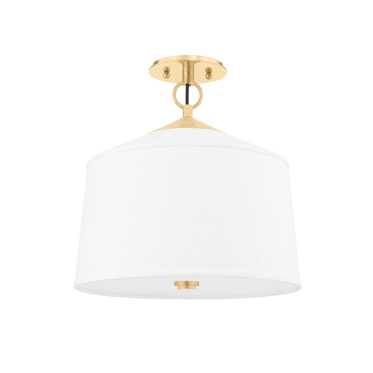 Semi-plafonnier 1 lumière | White Plains