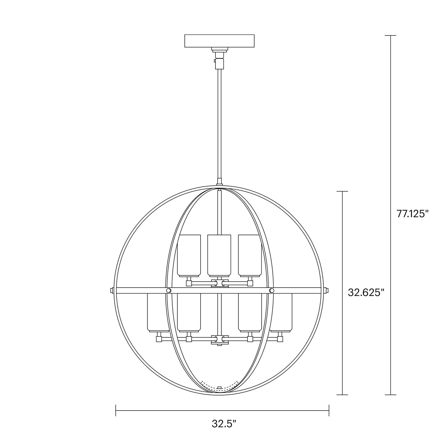 Lustre 9 lumières | Alturas