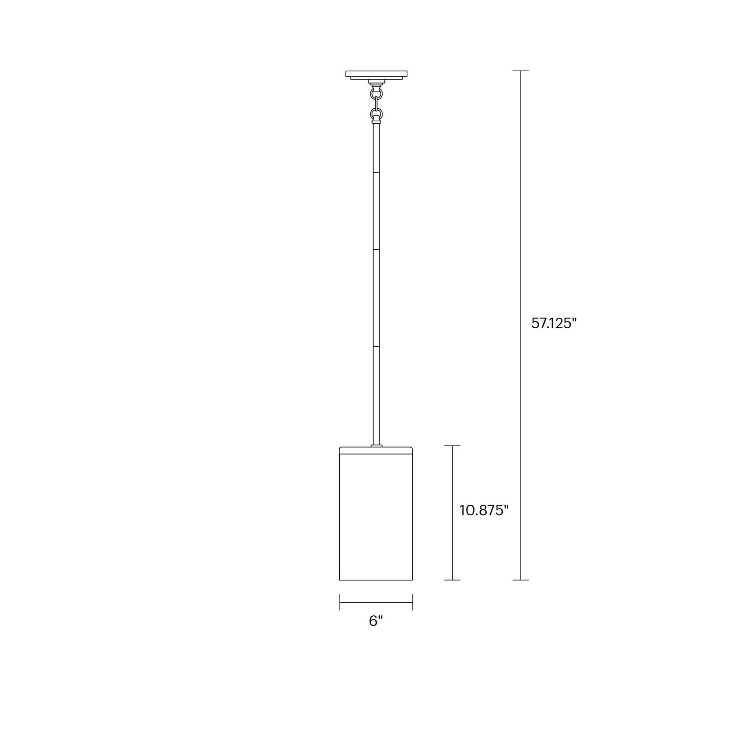 Suspension 1 lumière | Zire