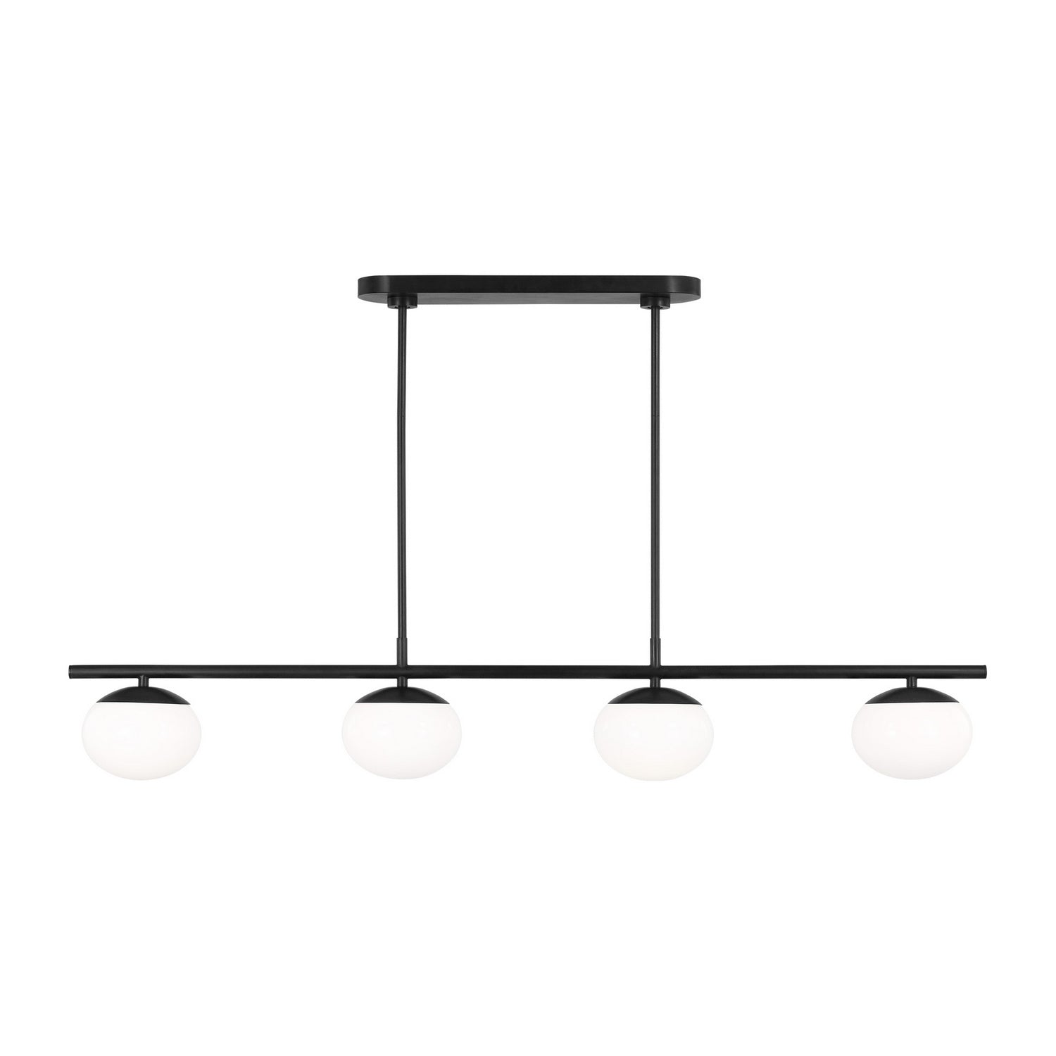 Lustre linéaire 4 lumières | Lune