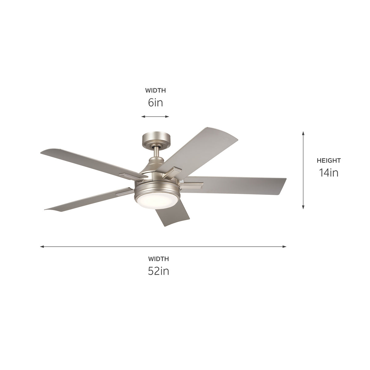Ventilateur de plafond 52 po | Tide