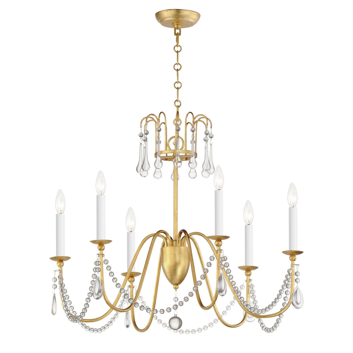 Lustre 6 lumières | Plumette