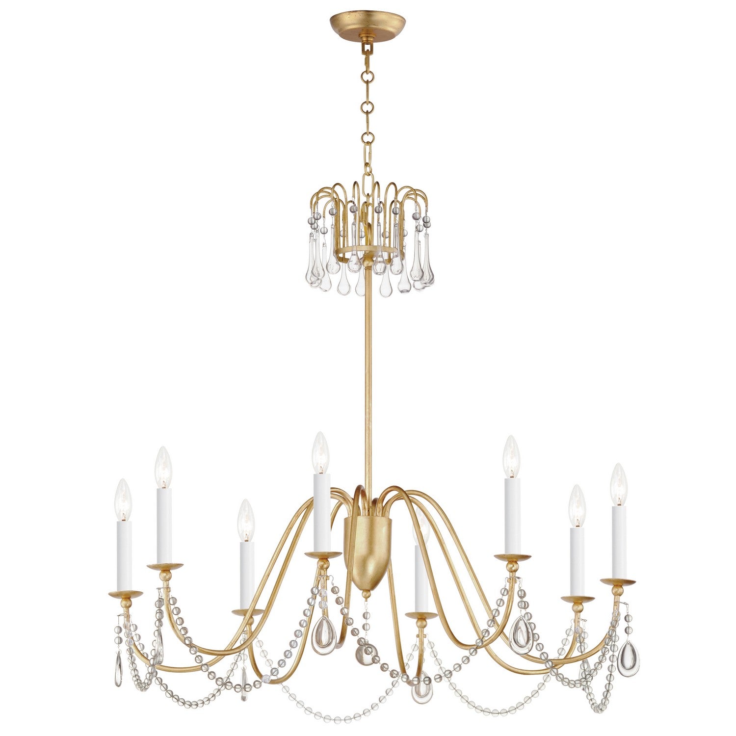 Lustre 8 lumières | Plumette