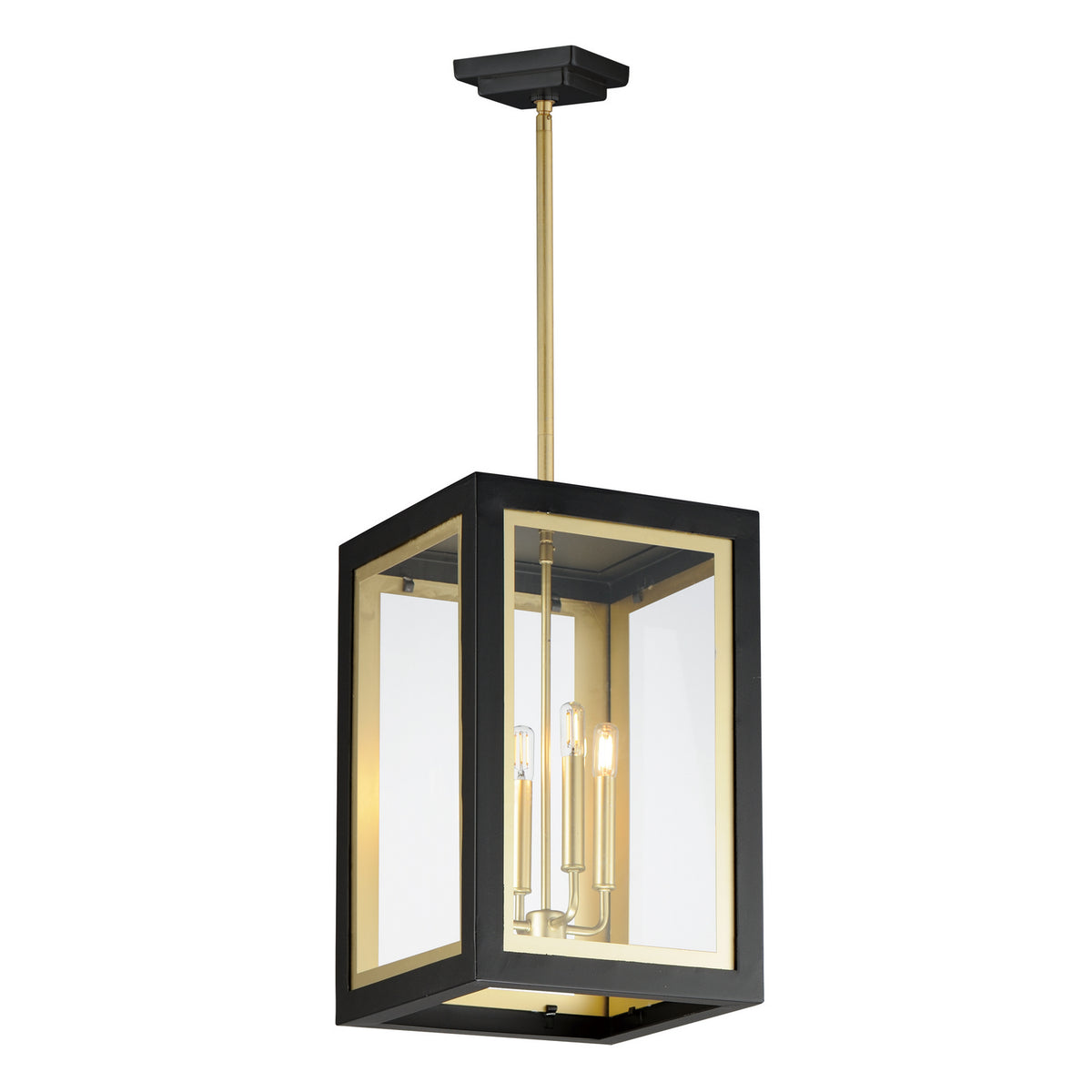 Maxim - Suspension extérieure 4 lumières | Neoclass - 30058CLBKGLD