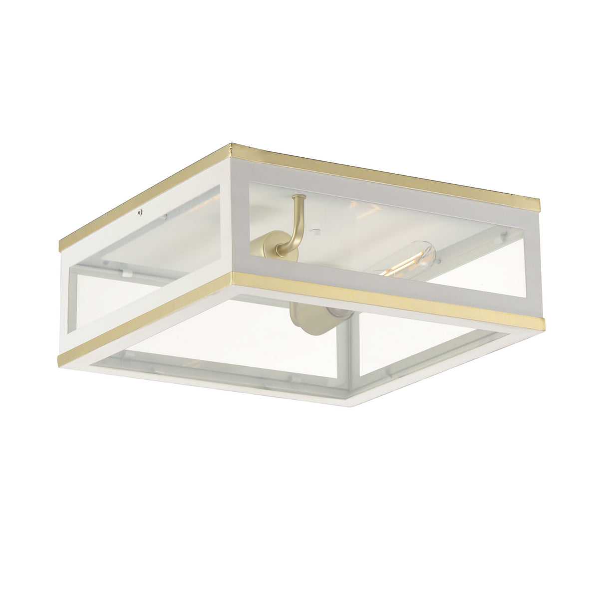 Maxim - Plafonnier extérieur 2 lumières | Neoclass - 30059CLWTGLD