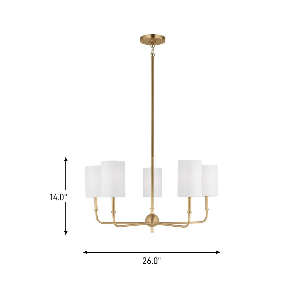 Lustre 5 lumières | Foxdale