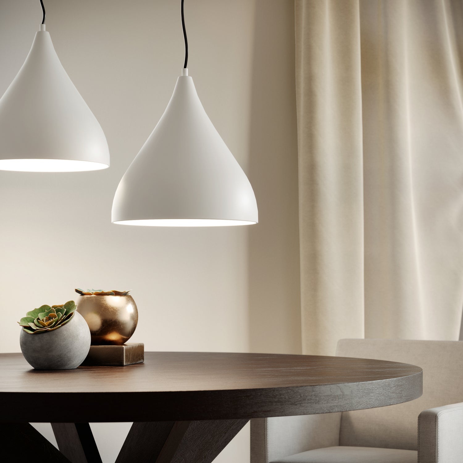 Suspension 1 lumière | Oden