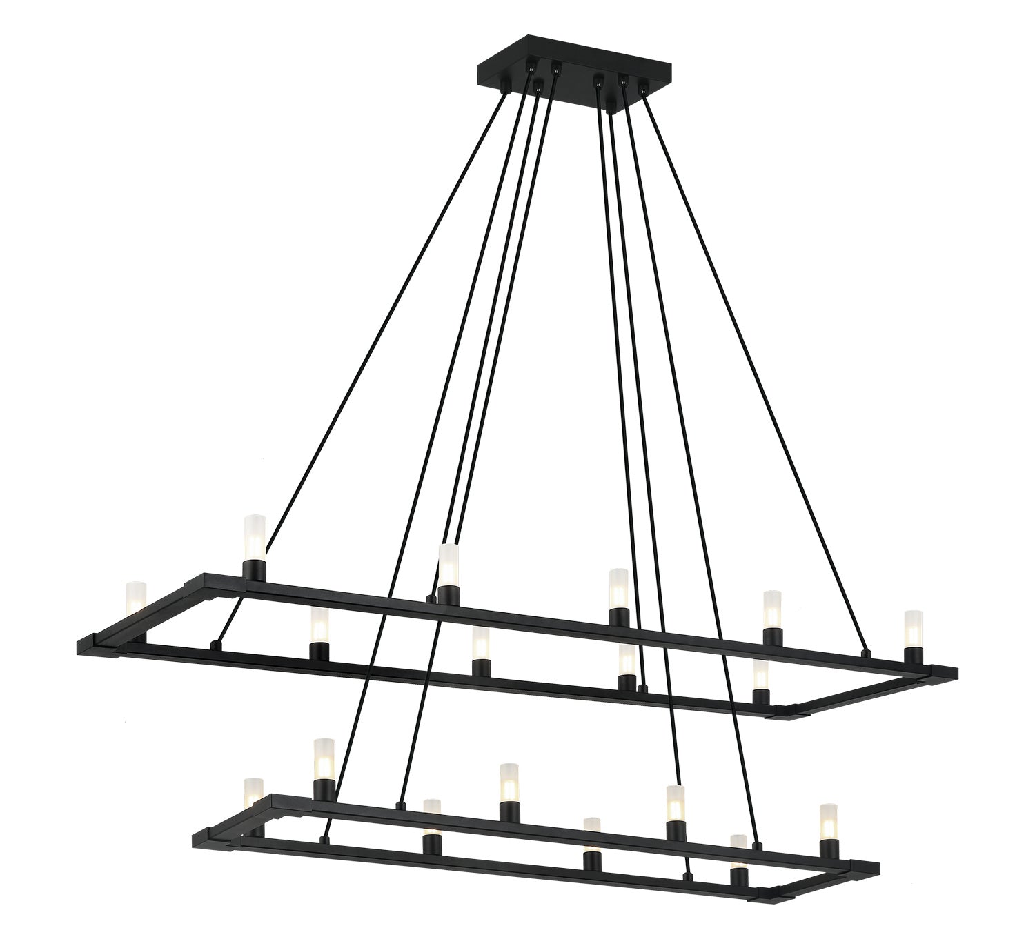 Lustre 18 lumières | Cascadian