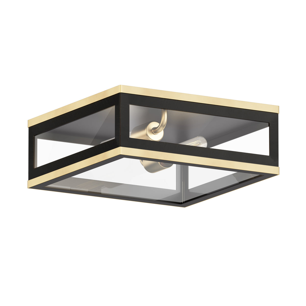 Maxim - Plafonnier extérieur 2 lumières | Neoclass - 30059CLBKGLD