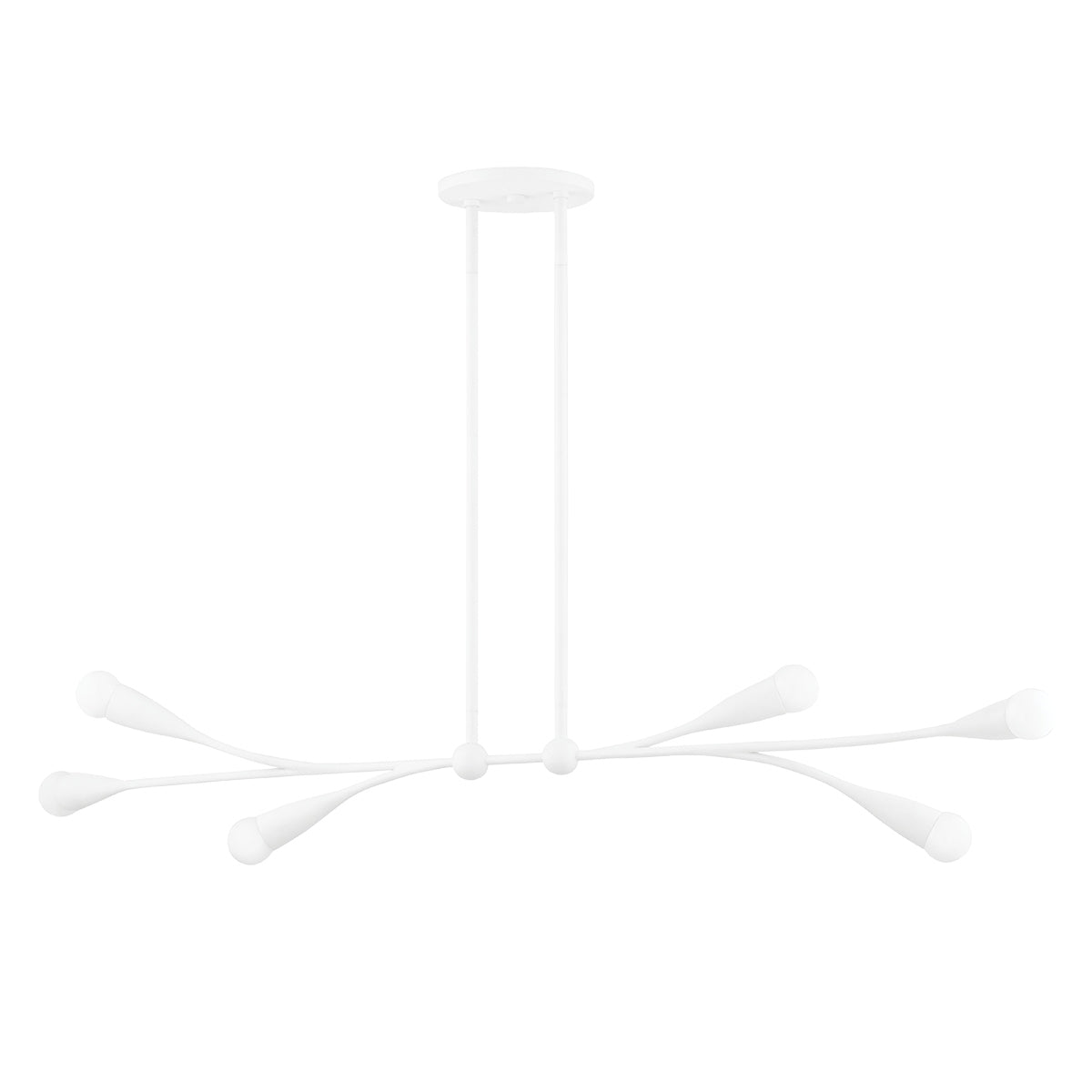 Suspension linéaire 6 lumières | Elsa
