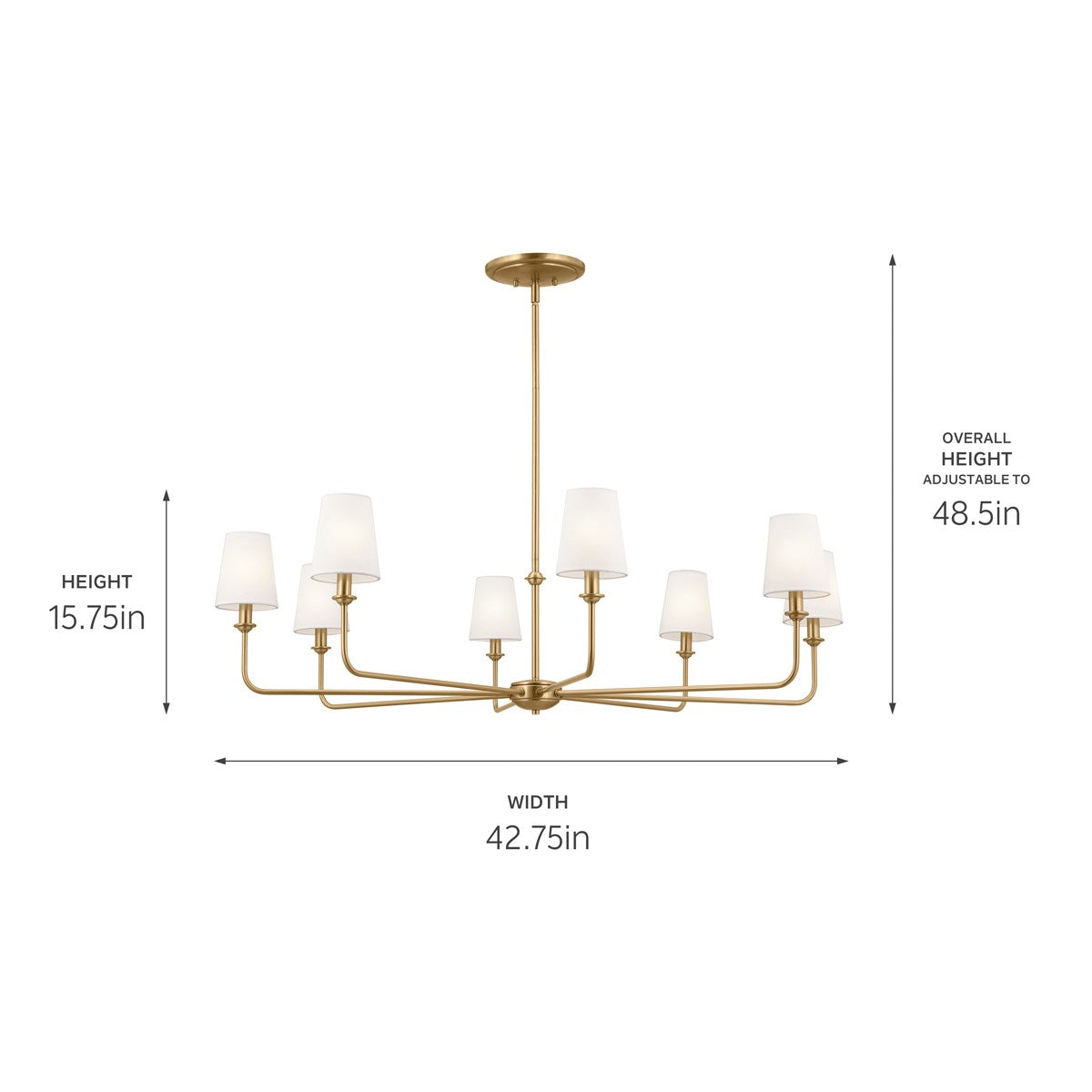 Lustre 8 lumières | Pallas