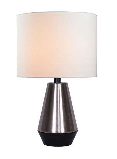 Luce Lumen LL1805 – Acier brossé / Noir mat