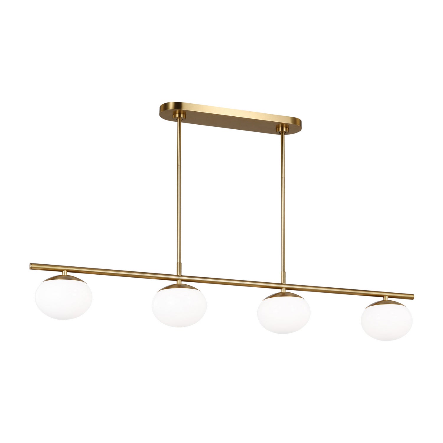 Lustre linéaire 4 lumières | Lune