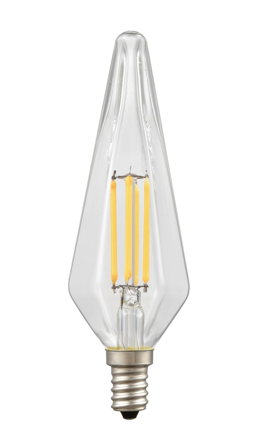 Ampoule DEL S18, 4 W, culot E12 (ambré)