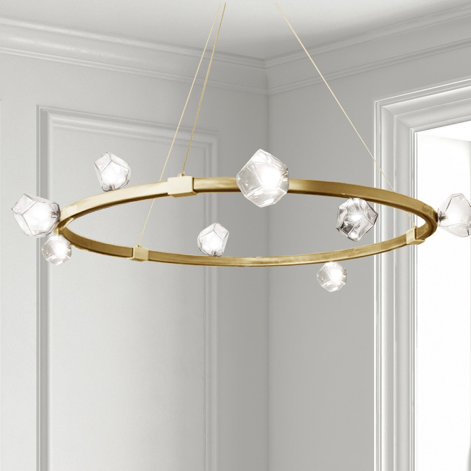 Lustre 12 lumières | Pearlene