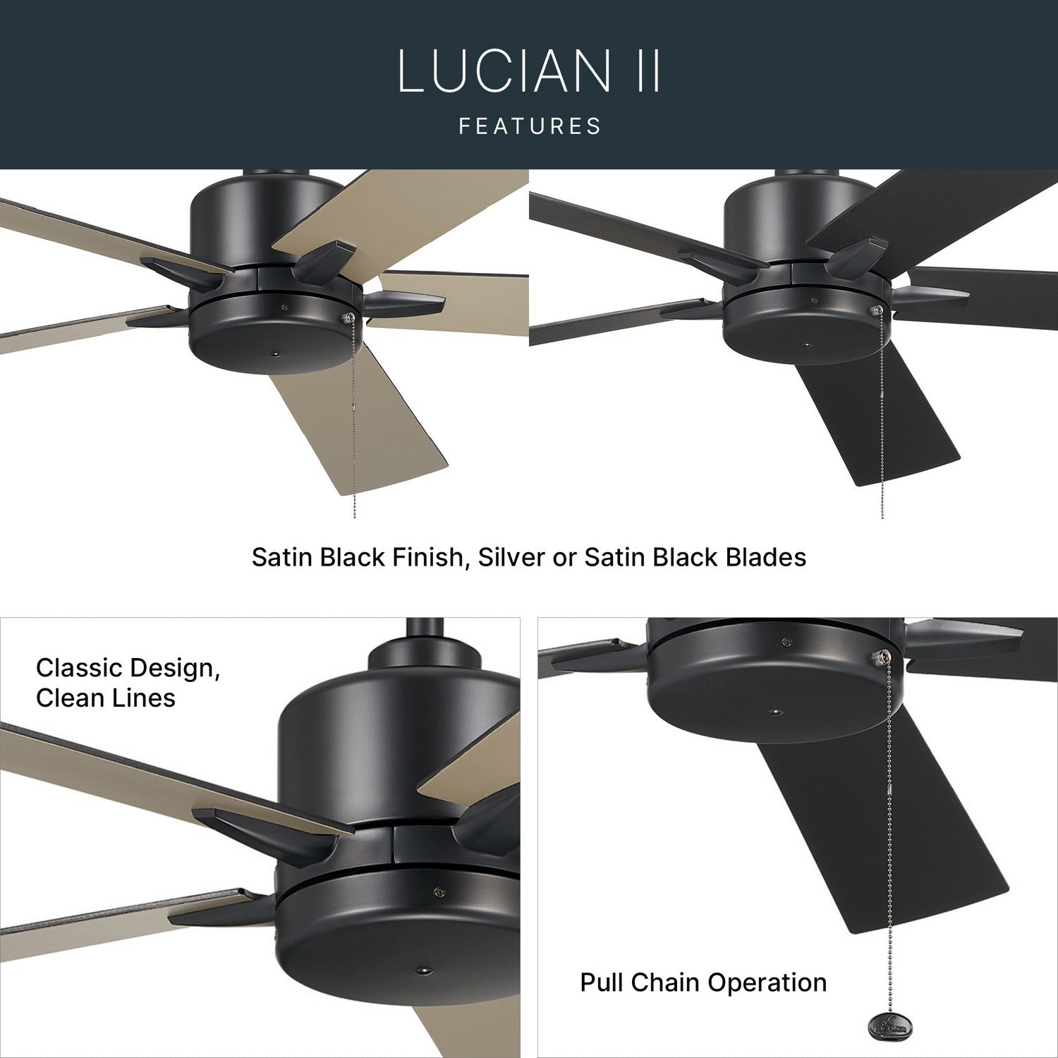 Ventilateur de plafond 60 po | Lucian II