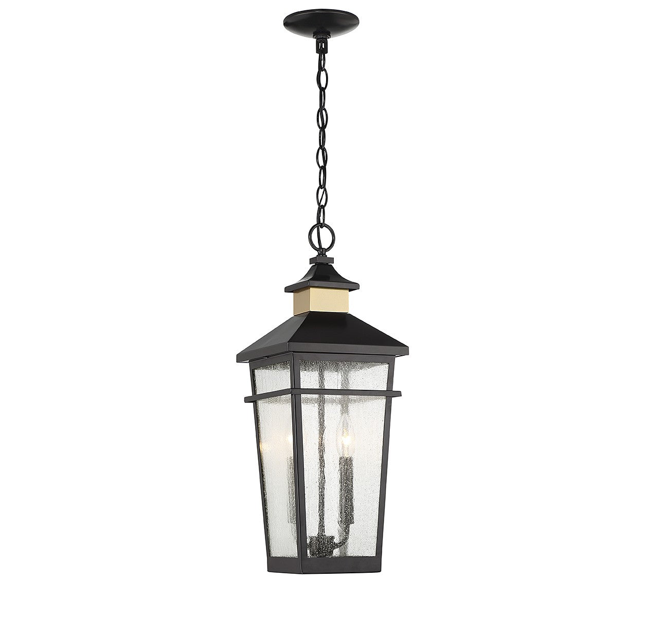 Lanterne suspendue extérieure 2 lumières | Kingsley