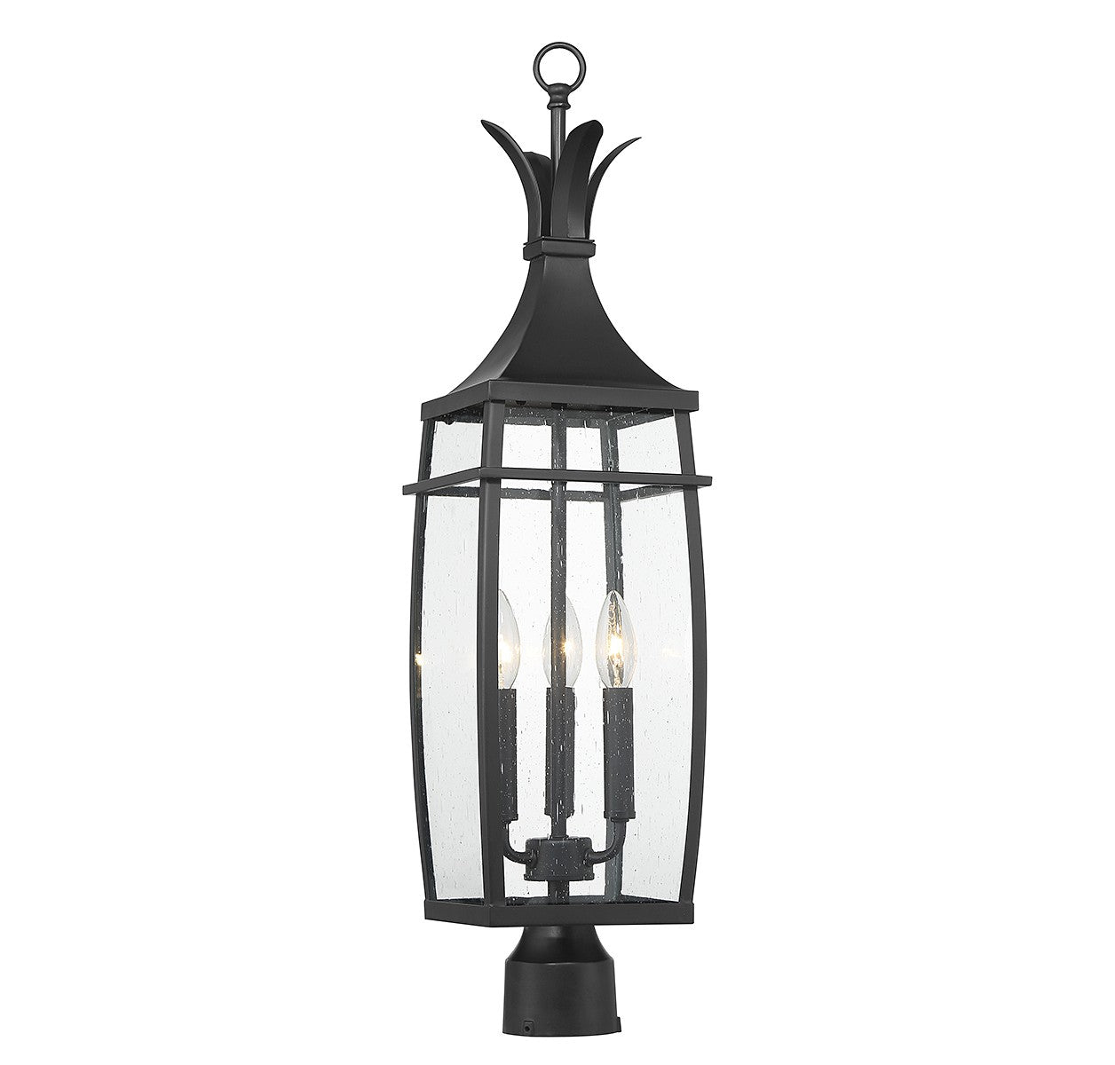 Lanterne sur poteau extérieure 3 lumières | Montpelier