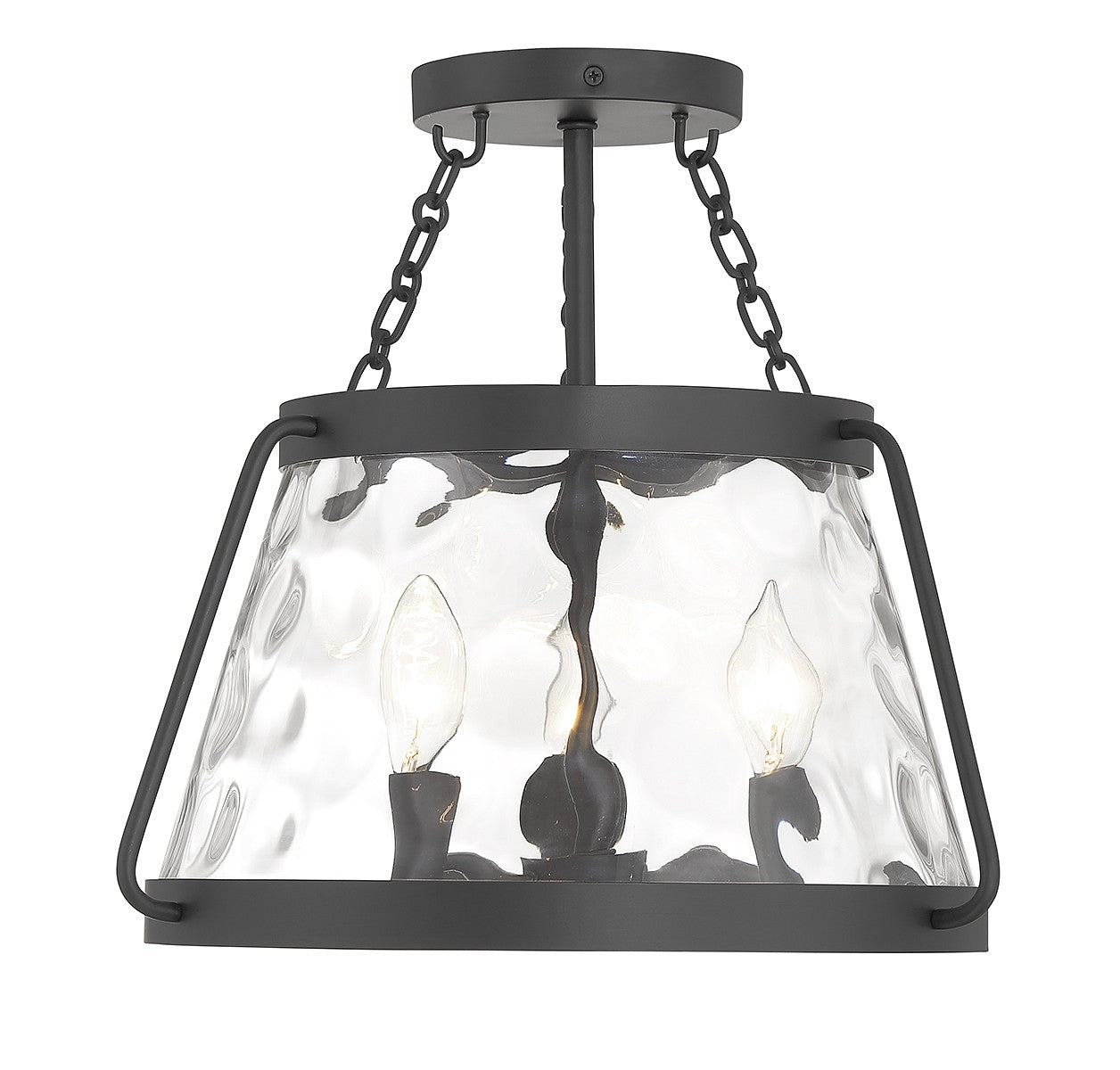 Semi-plafonnier 3 lumières | Crawford