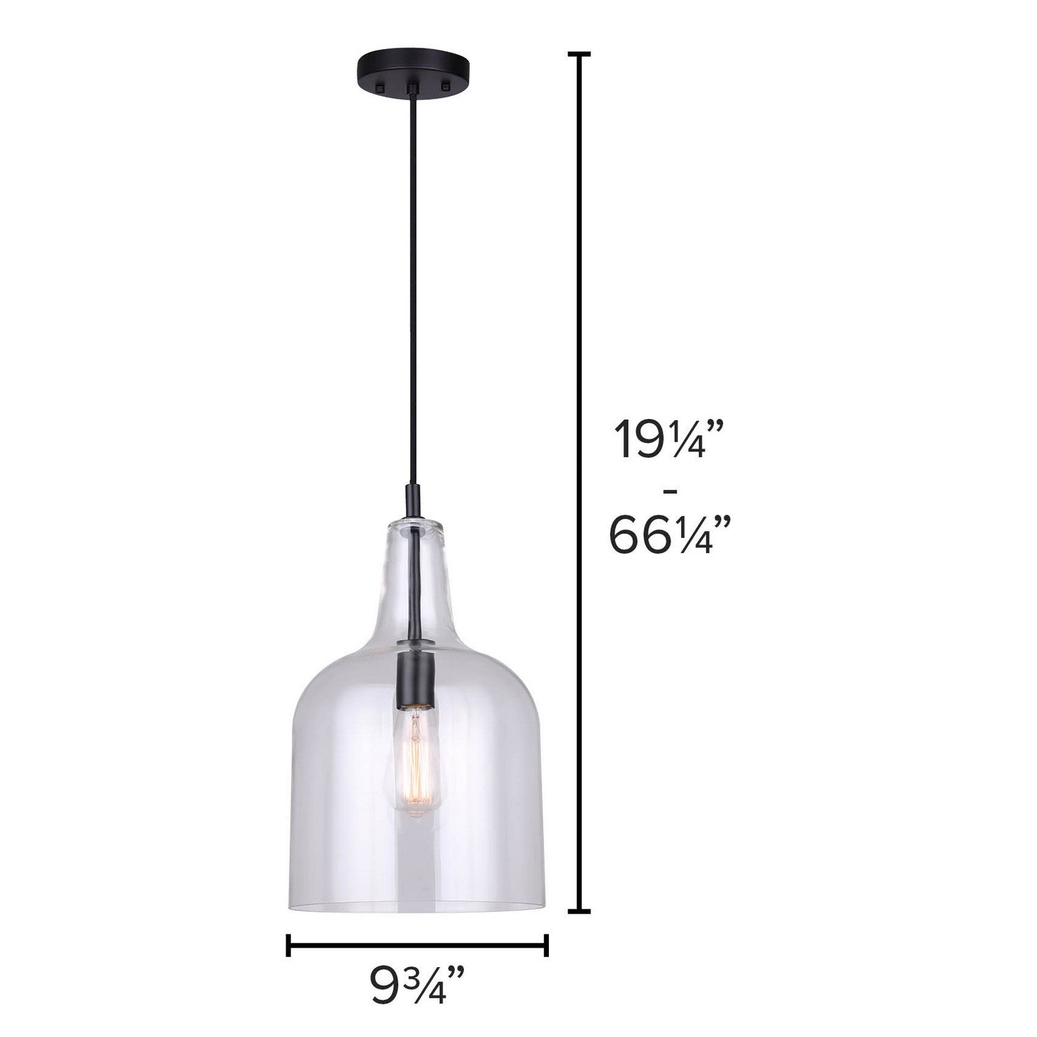 Suspension 1 lumière | Keeva