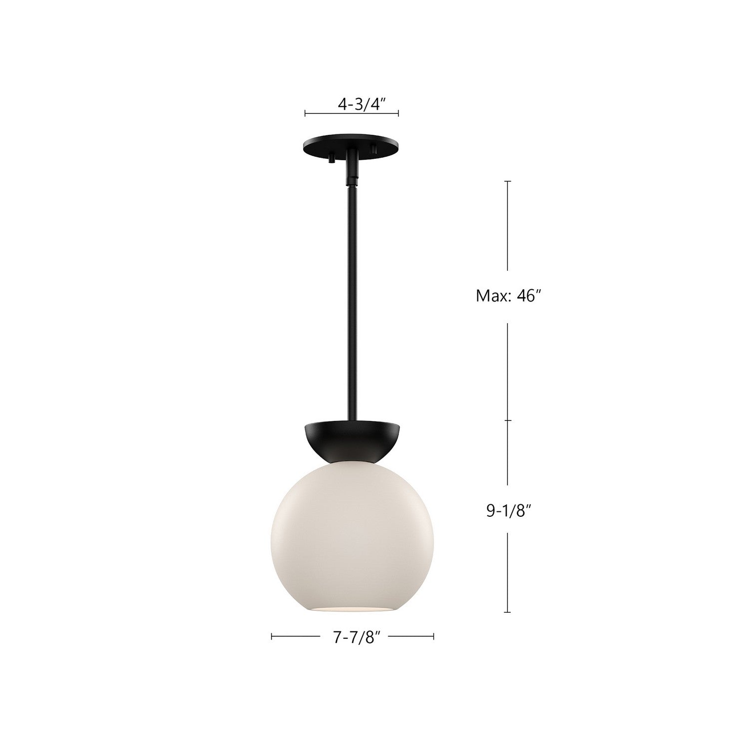 Suspension 1 lumière | Arcadia