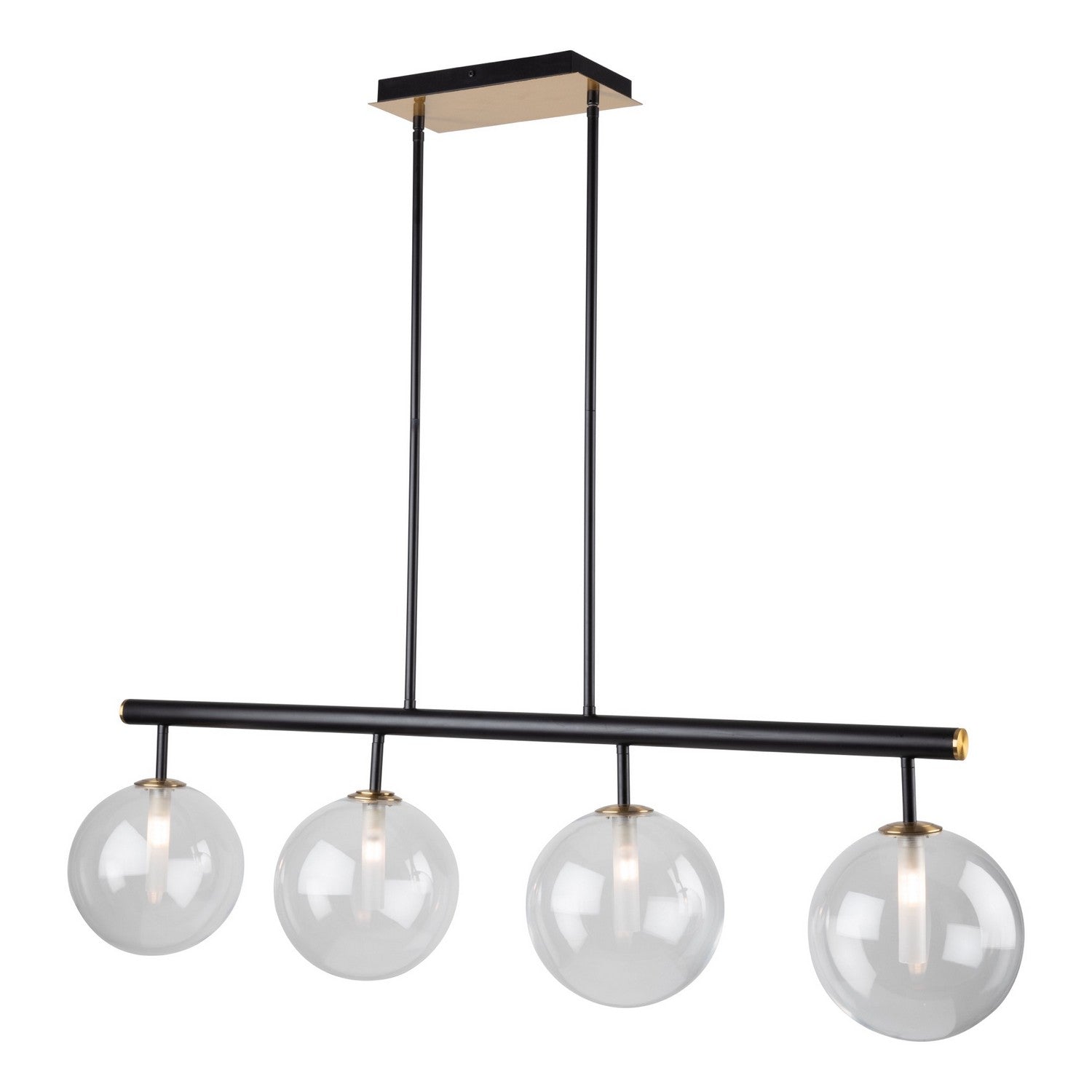 Suspension d'îlot 4 lumières | Aurelia