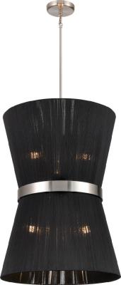 ELLESMERE Suspension Nickel, Noir - DVP43648SN-BK | DVI