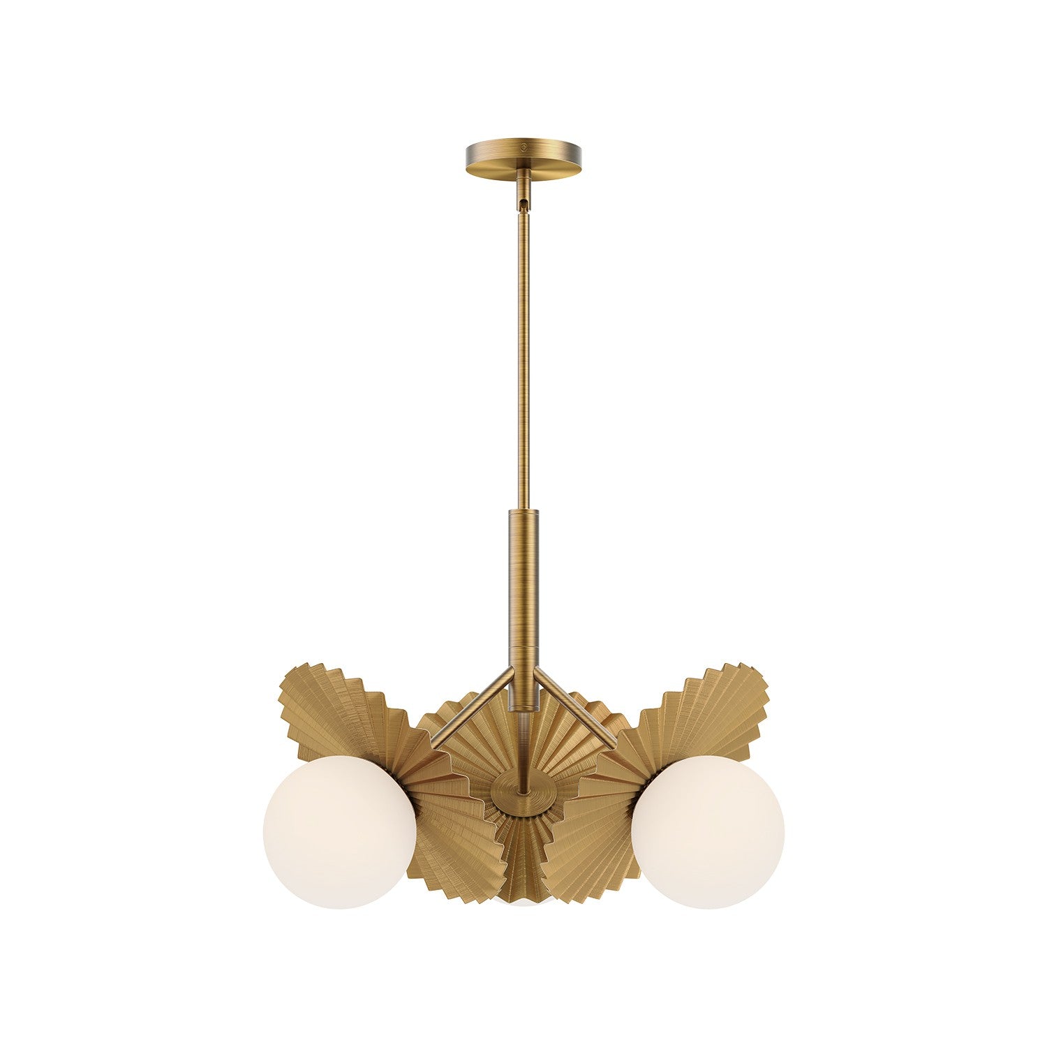 Lustre 3 lumières | Plume