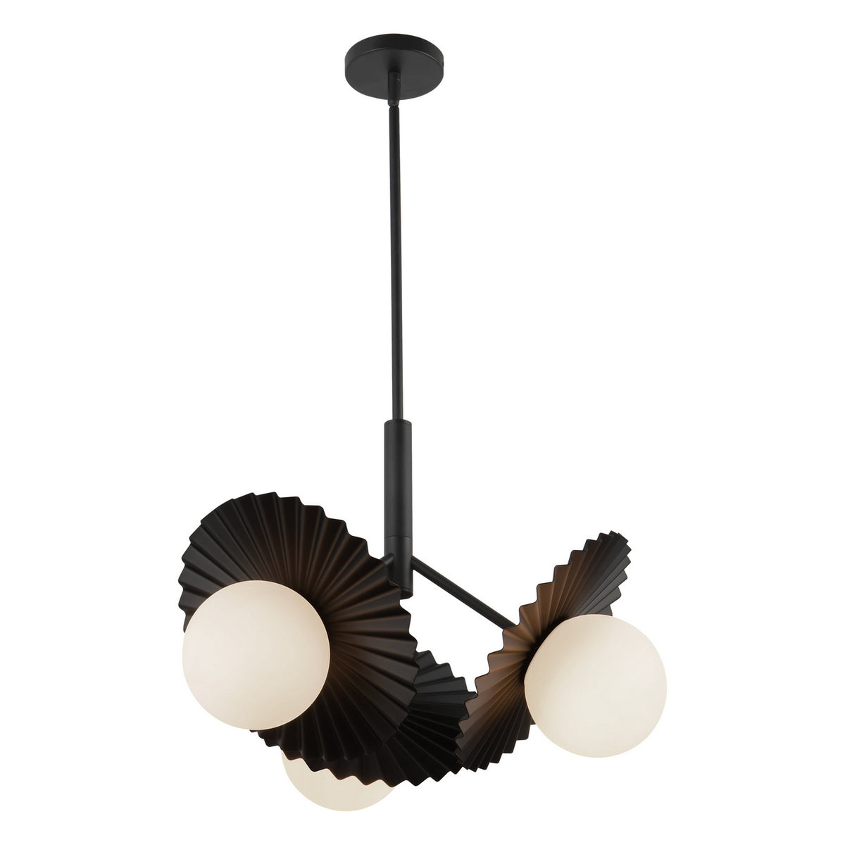 Lustre 3 lumières | Plume