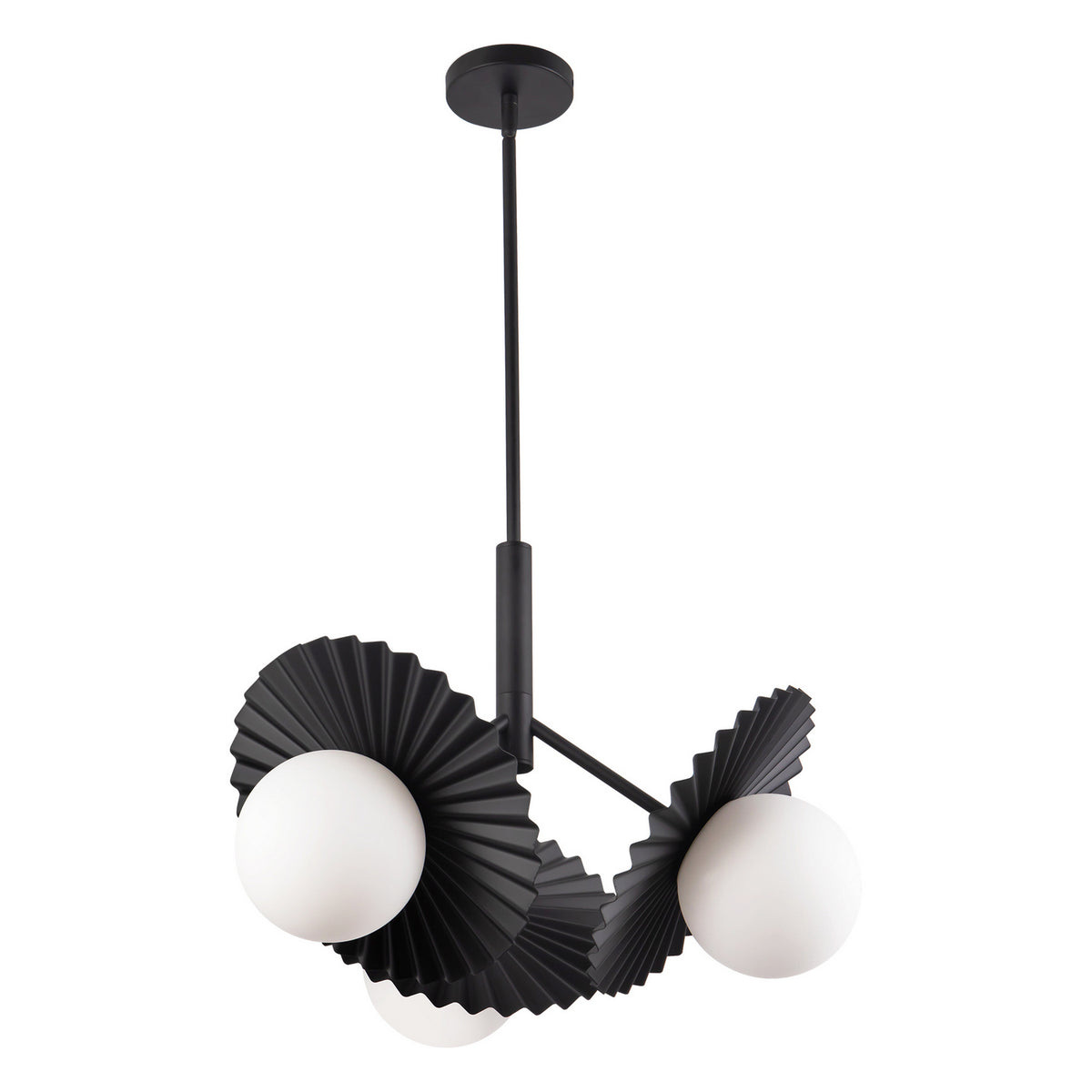 Lustre 3 lumières | Plume