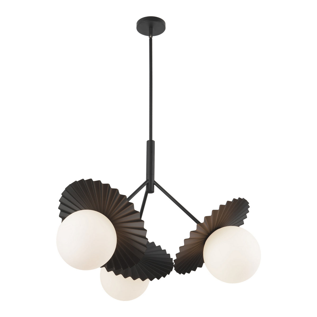 Lustre 3 lumières | Plume