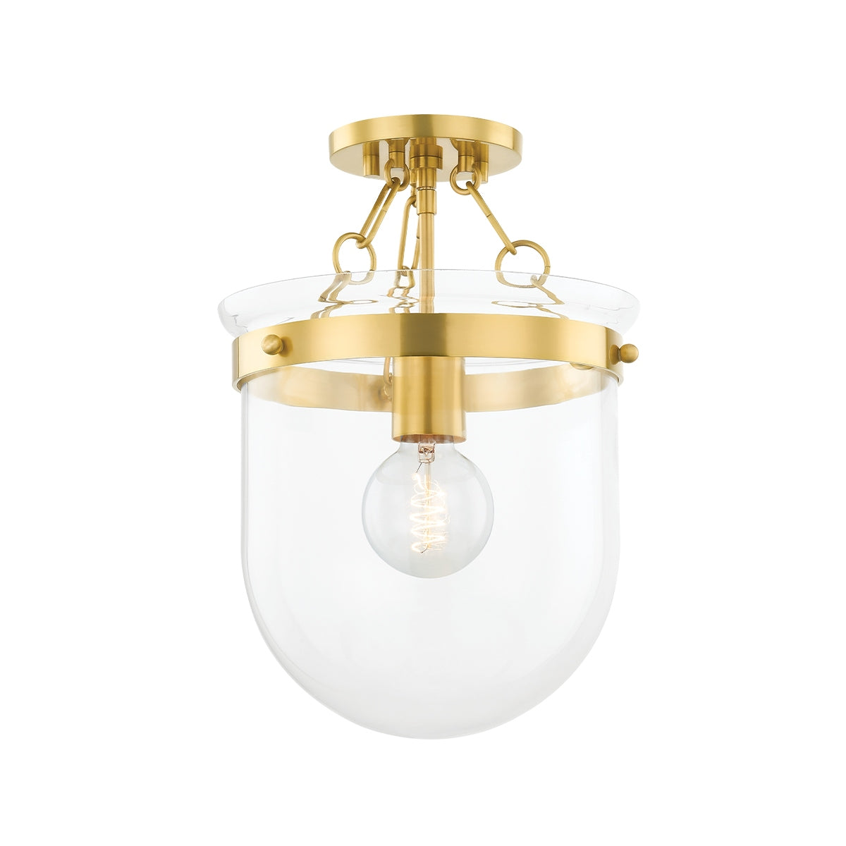 Semi-plafonnier 1 lumière | Dunbar