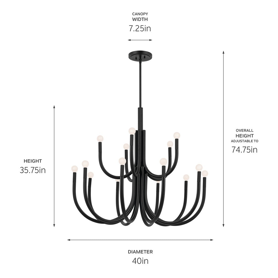 Lustre 15 lumières | Odensa