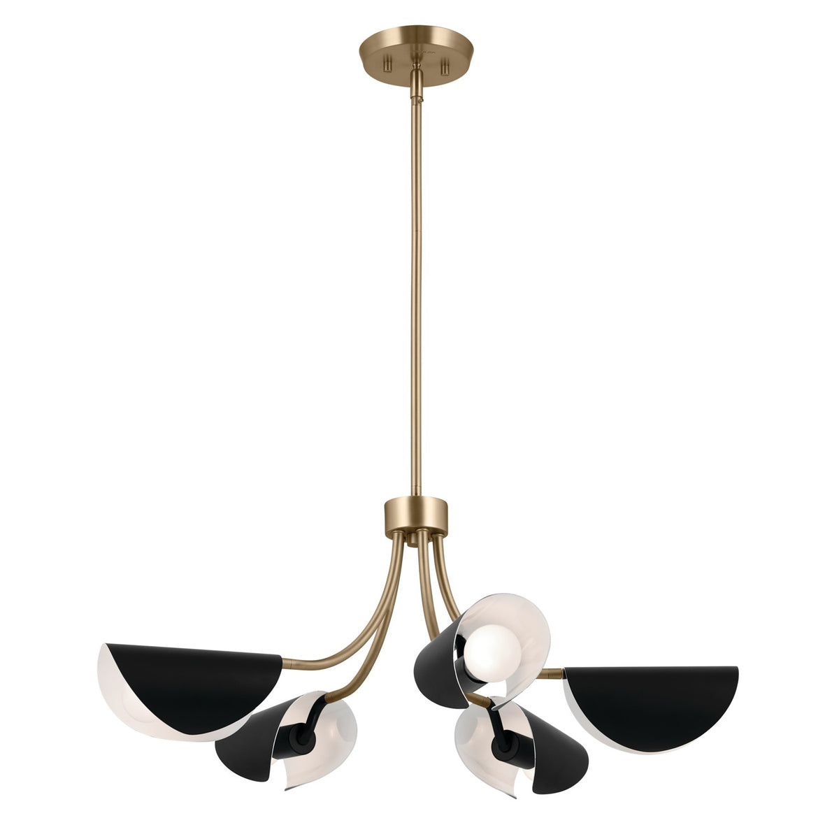 Lustre ou semi-plafonnier 5 lumières | Arcus