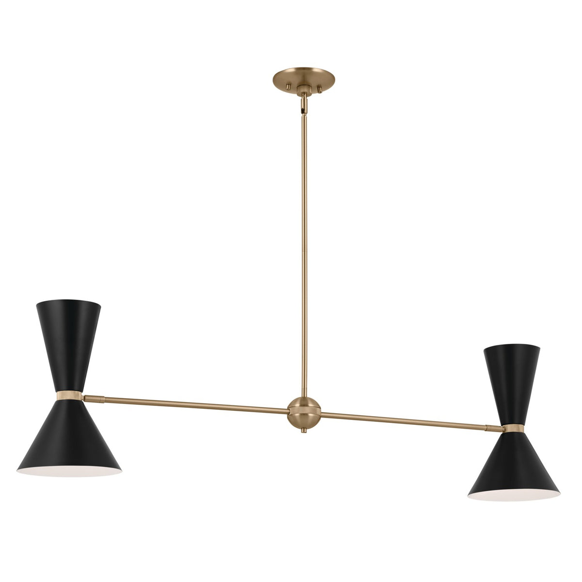 Lustre linéaire 4 lumières | Phix