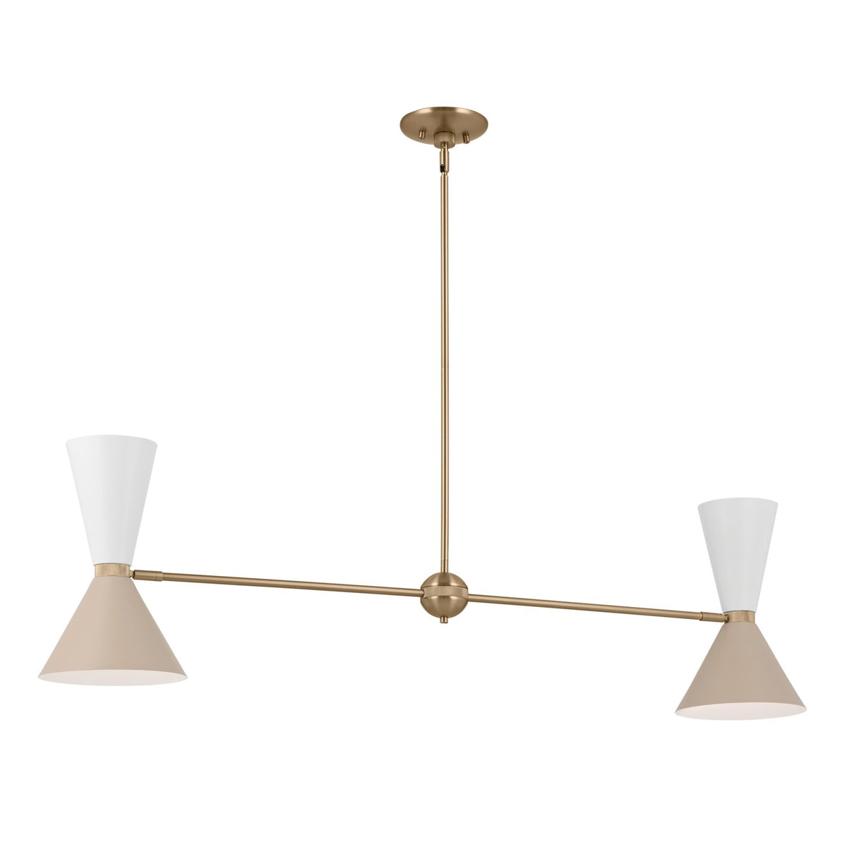 Lustre linéaire 4 lumières | Phix