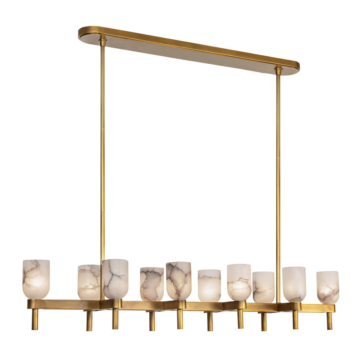 Suspension linéaire 10 lumières | Lucian