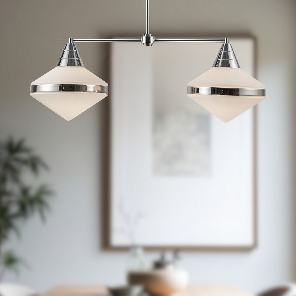 Suspension linéaire 2 lumières | Willard