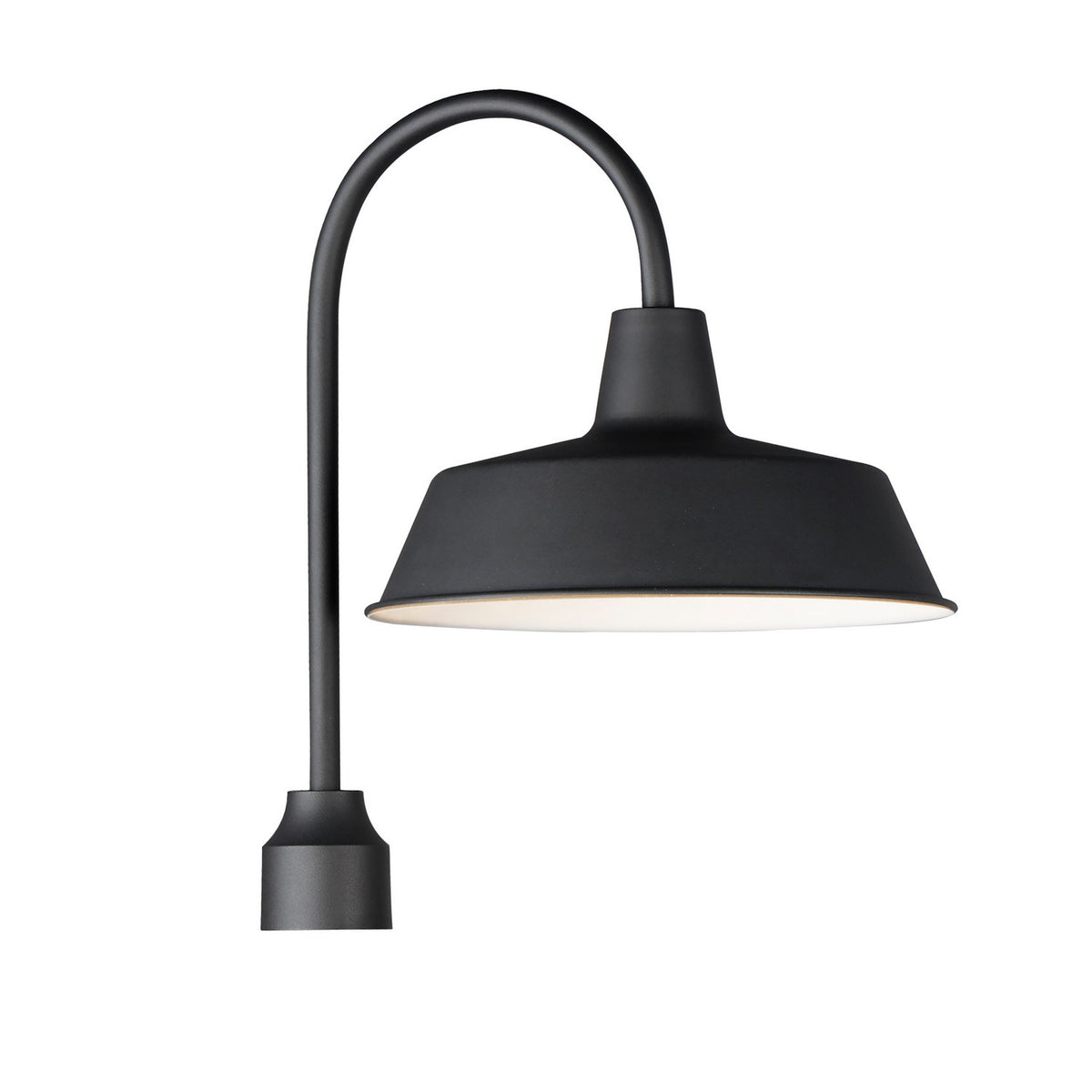 Maxim - Lanterne sur poteau extérieure 1 lumière | Pier M - 35010BK
