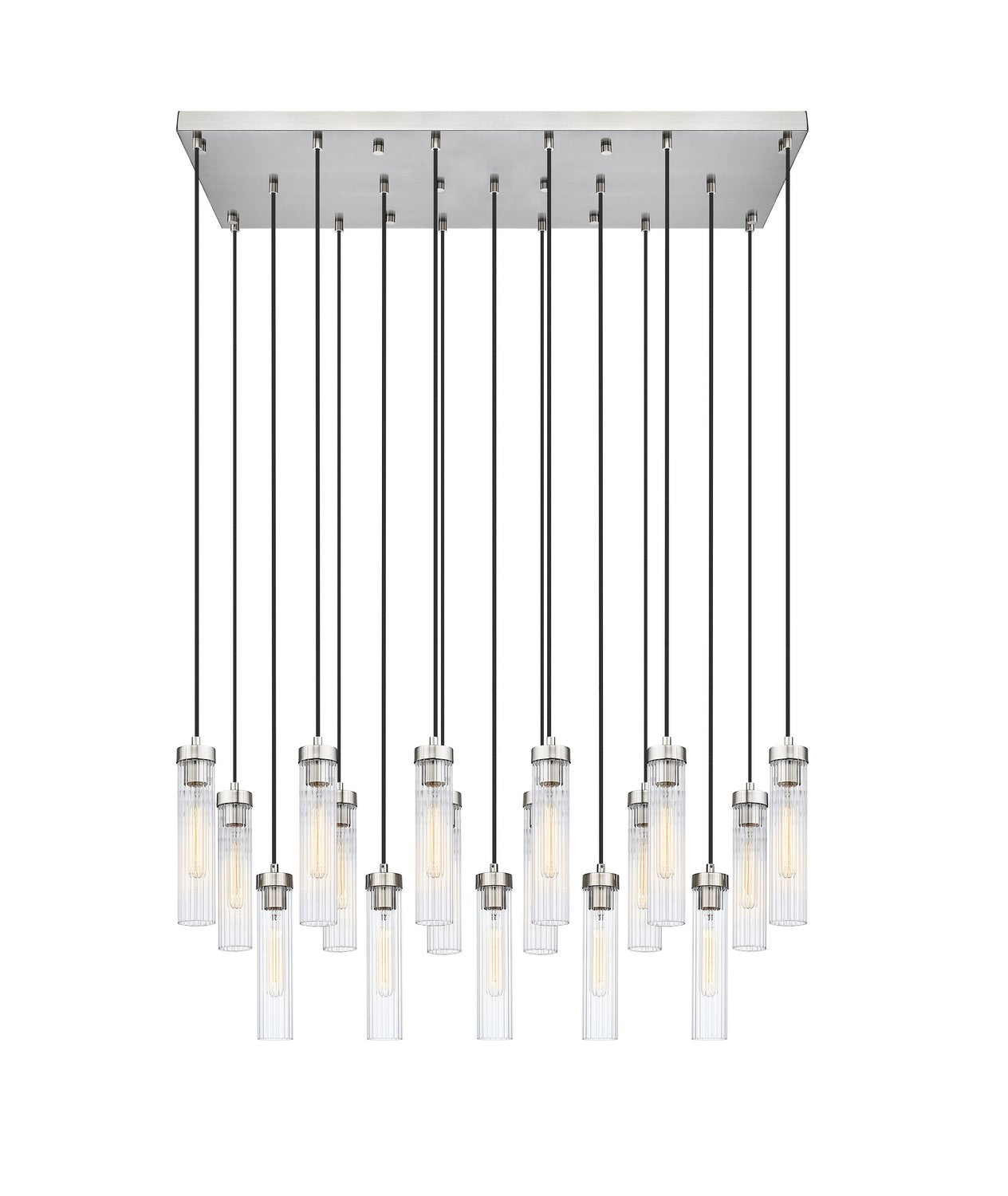 Lustre linéaire 17 lumières | Beau