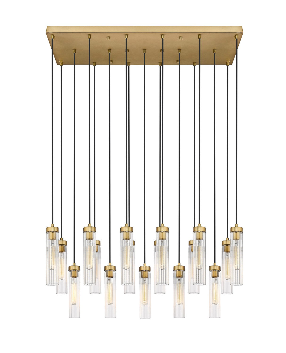 Lustre linéaire 17 lumières | Beau