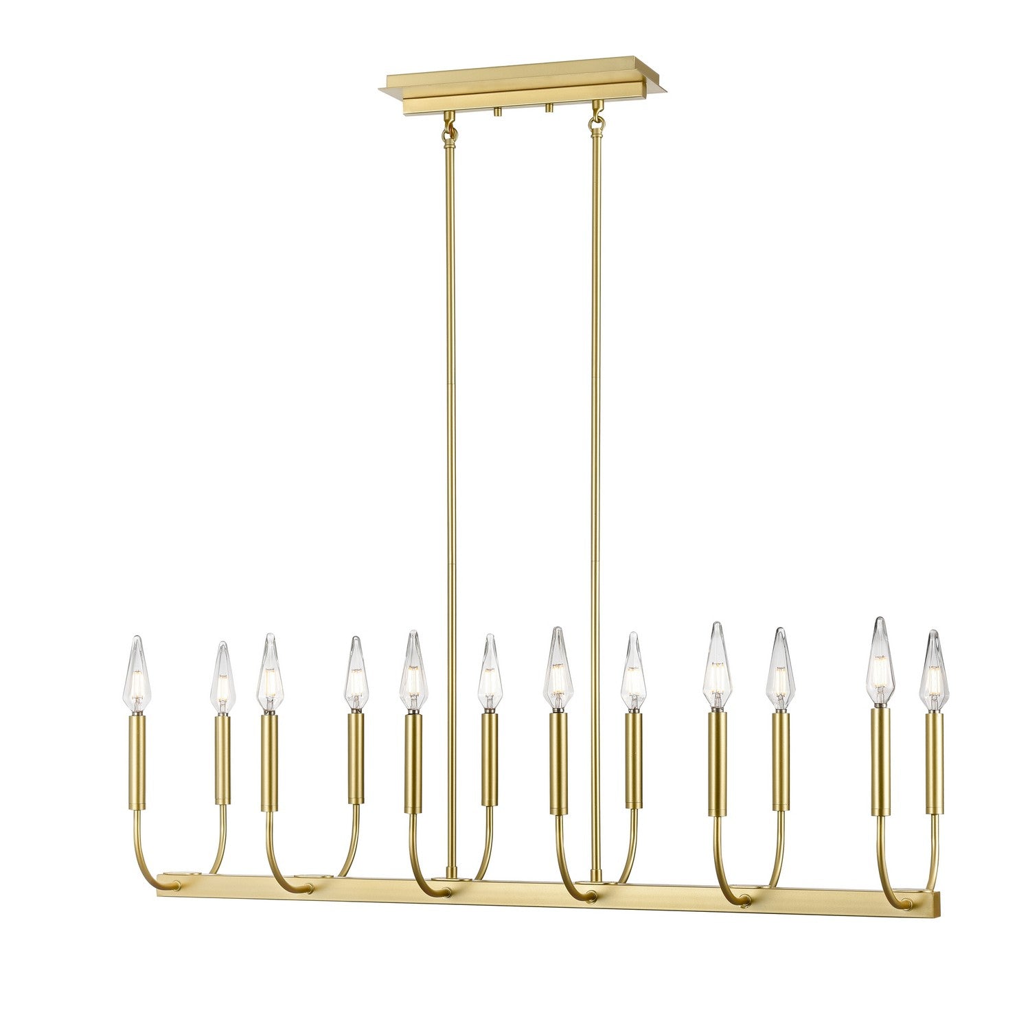 Suspension linéaire 12 lumières | Olivia