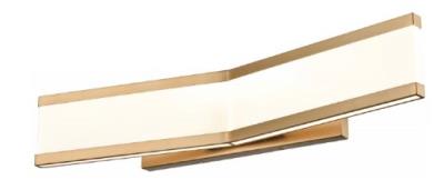 KALLIOPE CCT Bathroom wall sconce Gold - DVP46222BR-CCT | DVI