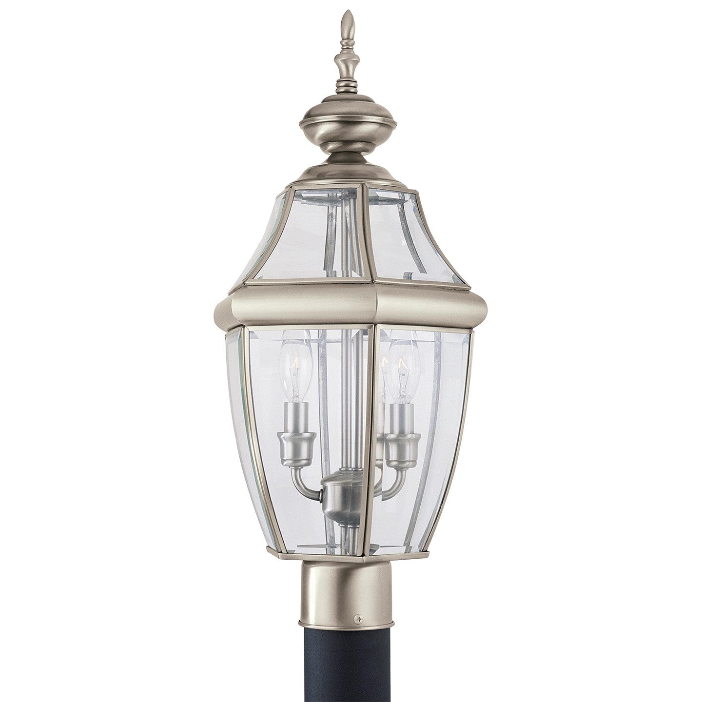 Lanterne sur poteau extérieure 2 lumières | Lancaster