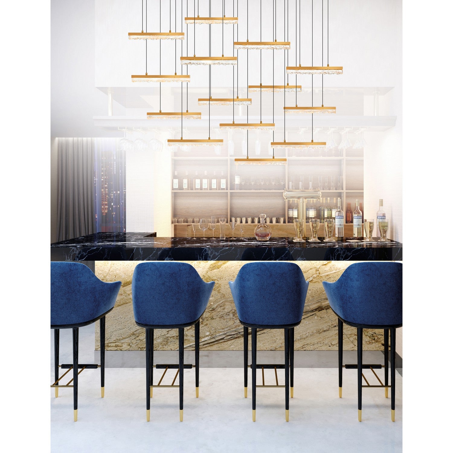 Lustre DEL | Stagger