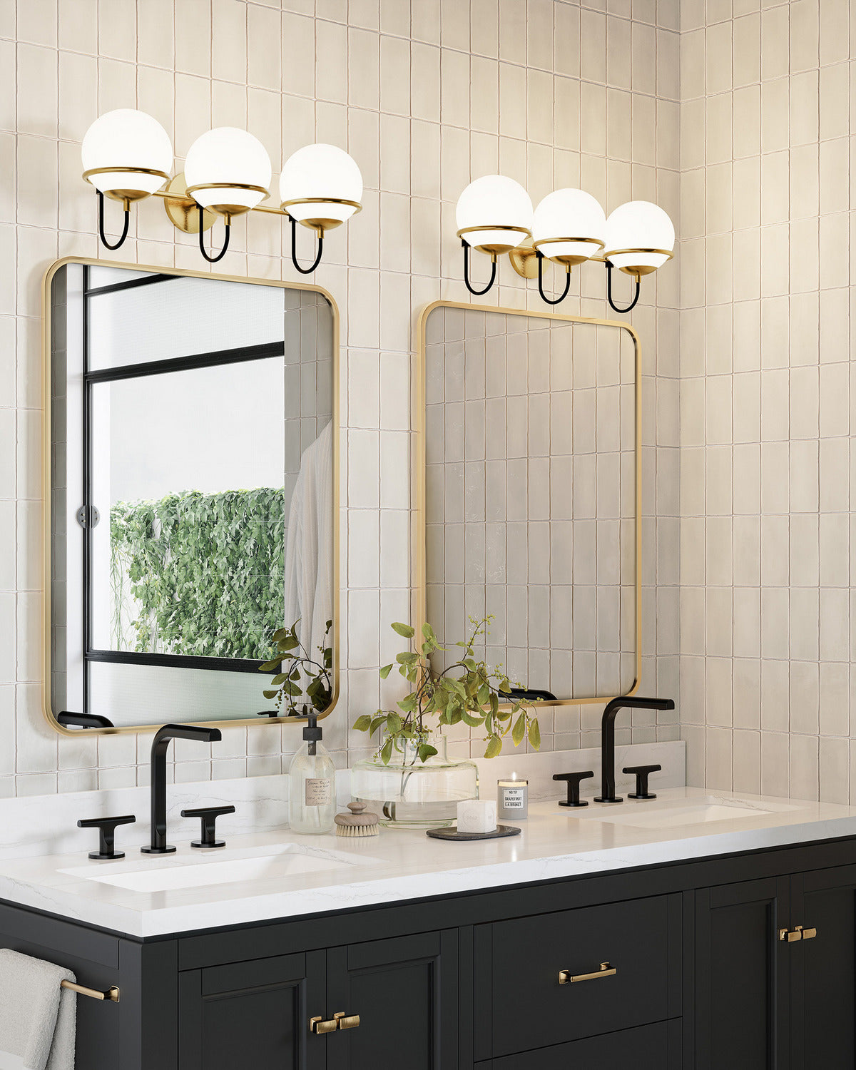 Applique de vanité 3 lumières | Alba