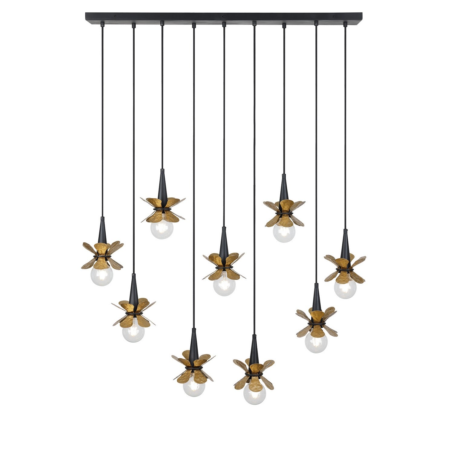 Lustre linéaire 9 lumières | Portinatx
