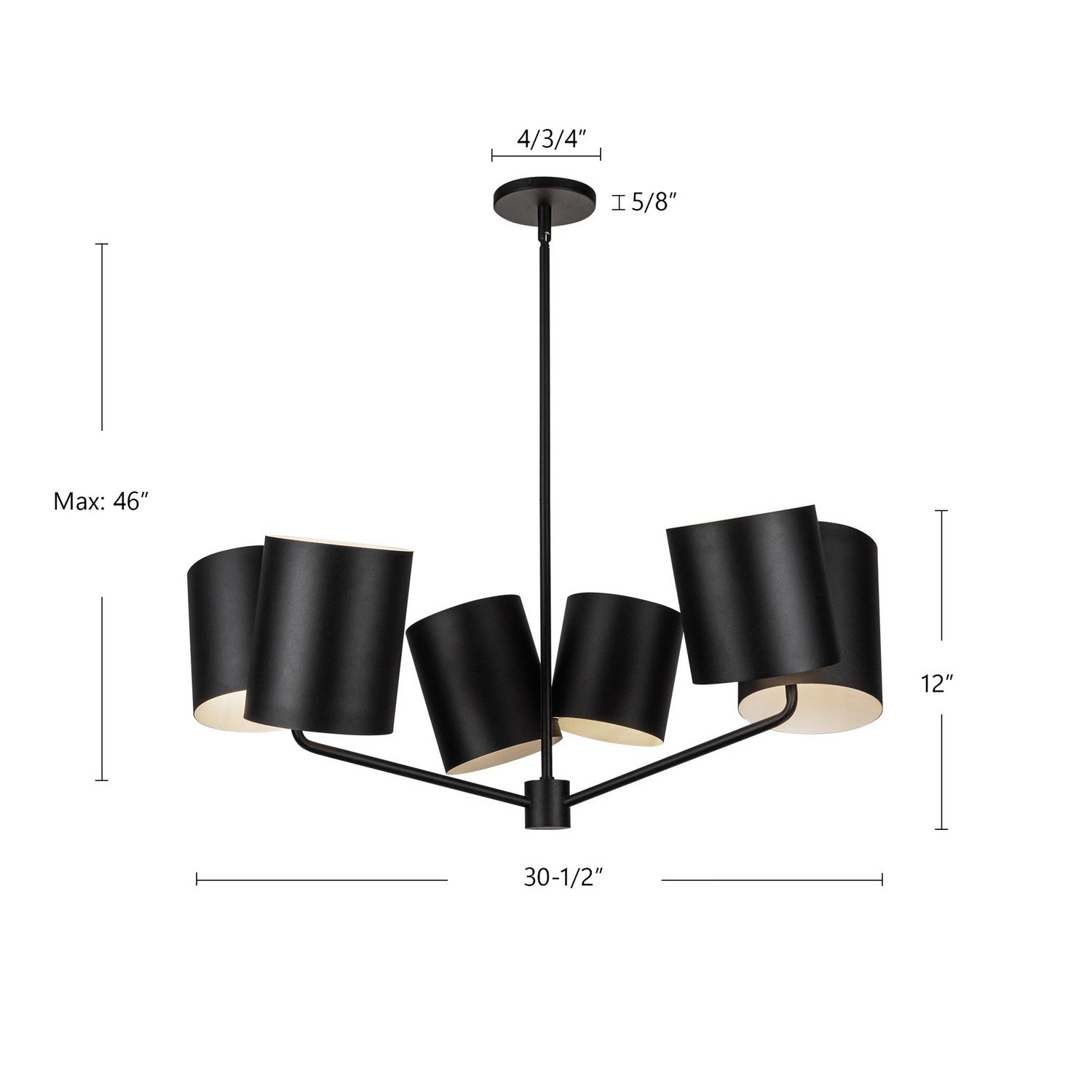Lustre 6 lumières | Keiko